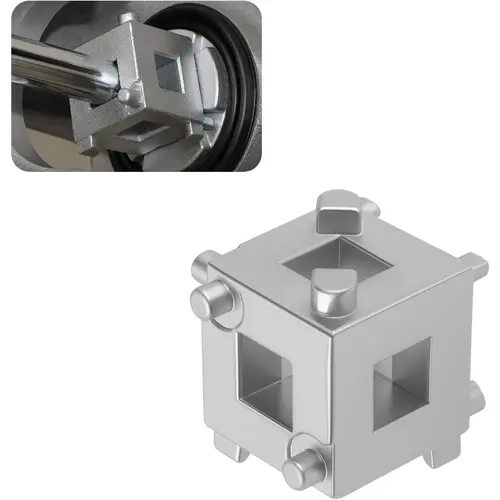 Cube Brake Caliper Compression Tool - 3/8" Drive, 5-Side Fit Automotive Tools & Gadgets for Disc Brakes Rear Service, Car Repair Assembly-Disassembly Accessory