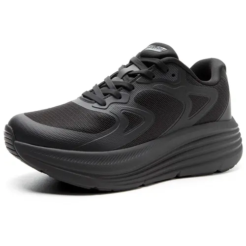 ALEADER CloudSupport Women's Lace-Up Supportive Flexible Casual Trainers - Low-Top Ankle Athletic Walking Shoes, Breathable Mesh Fabric, Round Toe, Cushioning, Arch Support, Non-Slip MD+RB Sole, Reliable Traction, for Gym & Commute | Spotlight Day