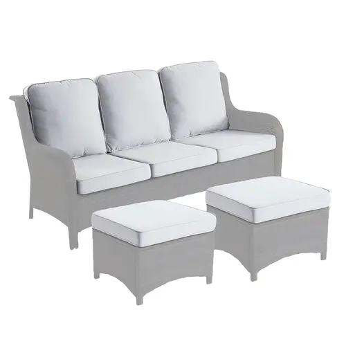 【Deals For You】Ovios Kenard Series Replacement Cushion Covers for Patio Furniture, Seat & Back Cushion Covers Only, Water-Resistant Outdoor Slipcovers, Please Check Dimensions Before Purchase