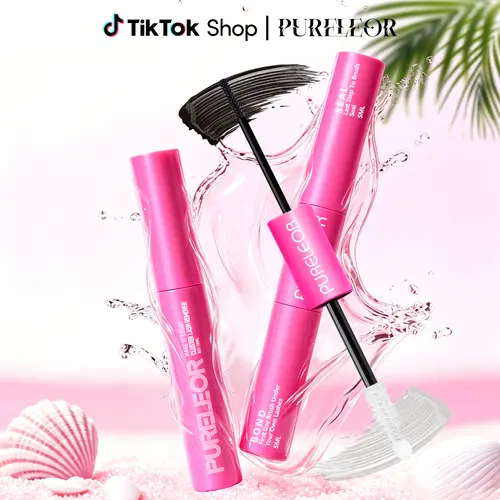PURELEOR 72-Hour Strong Hold Liquid Lash Bond and Seal Kit - Sensitive Eye-Safe Lash Glue for Adults, Beginners, with Efficient Removal Tool, Time-Saving for DIY Cluster Application (Bond + Remove)