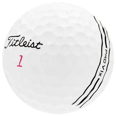 Titleist Pro V1x 2025 Alignment Golf Balls - Good - 1 Dozen