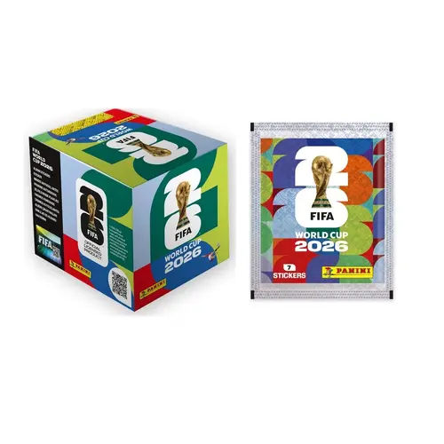 [International Edition]  Panini FIFA World Cup 2026 Sticker Collection: 50-Pack Box
