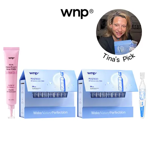 [WNP Official] Skin Care Set - Hydration Pro Calm Bundle: 8D Hyaluronic Acid Plump Serum + QuickCalm Glow Pads with Peptides+HA, Advanced Supermolecular PDRN for Deep Hydration, Skin Barrier Care, Soothing
