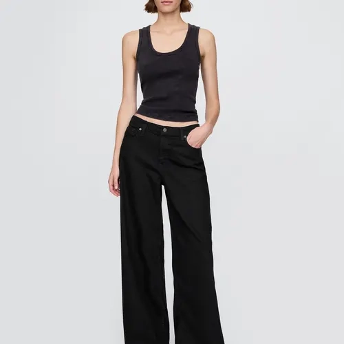 Gap Women's Mid Rise UltraSoft Baggy Jeans