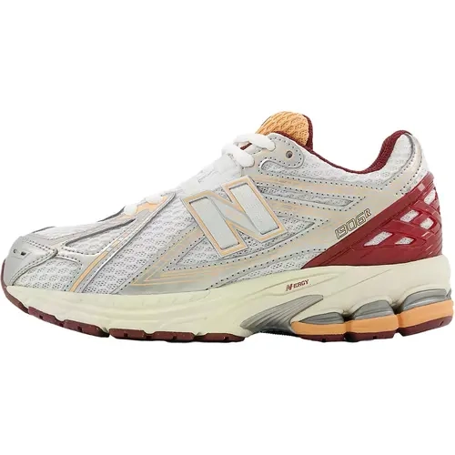 New Balance 1906 Retro Mesh-Suede Women's Sneakers - Laces, Comfy Women/Youth All-Seasons Running Shoes, Neutral Sole, Silver Metallic Monarch Burgundy, Runs Large (Standard Sizes Including 8 US, 10.5 US)