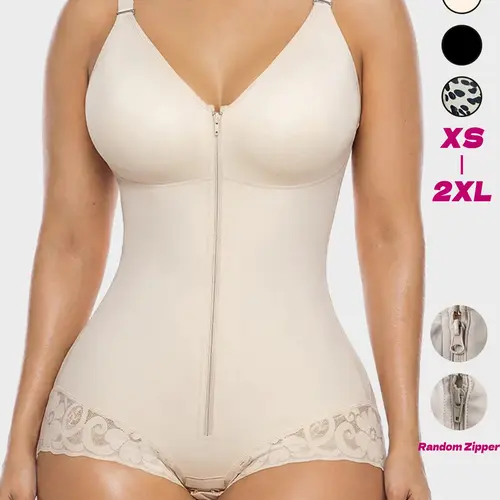 Women Colombian Fajas Bodysuit, Tummy Control, Body Shaper for Daily Wear, Compression Body Shapewear