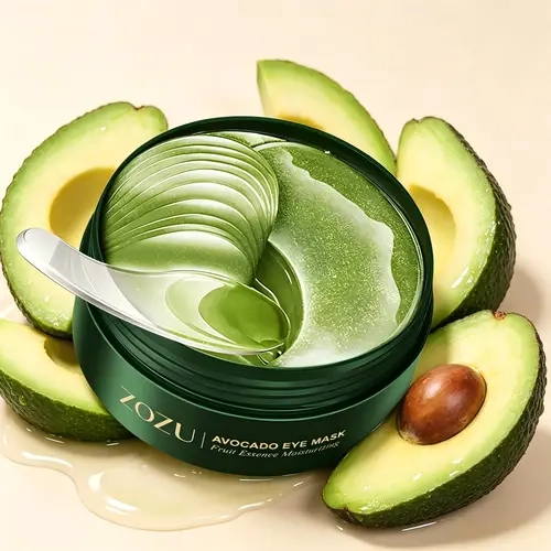 【DealsForYouDays】【fathersdaygift】【summerwins】Avocado Moisturizing Eye Patches Regular Ed. - Eyes & Face Dark Circle Care, Hydrates Skin, Relieves Puffiness, Reduces Stress, Rejuvenates Skin