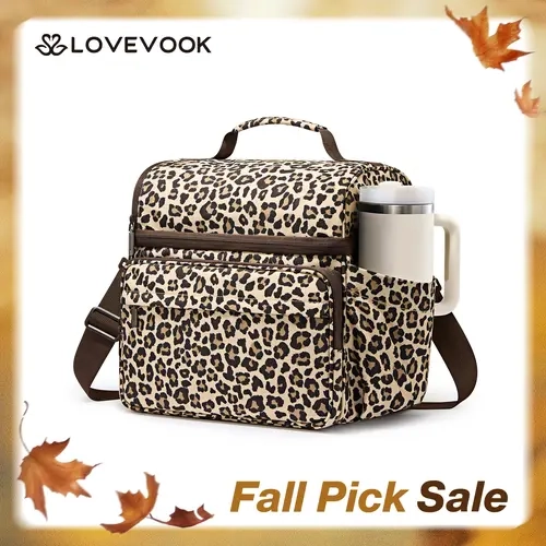 LOVEVOOK Lunch Bag for Men Women, Insulated Lunch Box, Large Cooler Lunbox