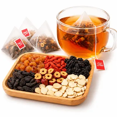 Kidney Tea Formula Ginseng Five Treasure Tea, GinsengEight Treasures Tea, Organic Kidney Cleanse Tea, TraditionalHealthy Kidney Cleansing Tea for Men & Women