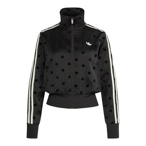 adidas Women's Women's Satin Polka Dots TT Track Jacket Black, from StockX