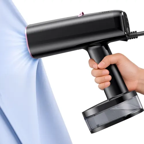 【2026 New Arrivals】Trucozie T559 3-in-1 Vacuum Steamer for Clothes, 1750W Handheld Garmeent Steamer | 4500Pa 3-level suction, 3 steam levels and dry ironing, 340ml tank, 20s heat-up, for shirts andd dresses, 110-120V