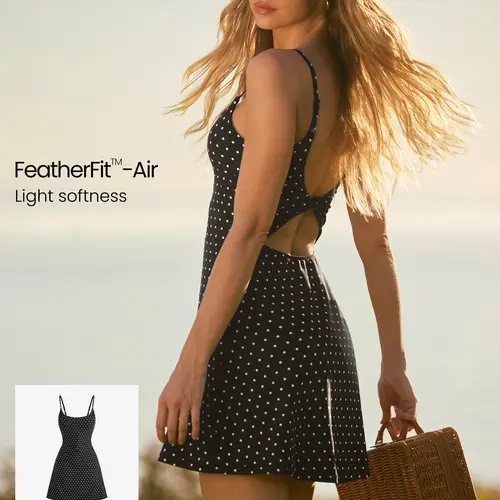 GLOWMODE FeatherFit Polka Dot Collection Buy Separately With Dress/ Bra/Shorts/ Mini Skirt Summer Outfit