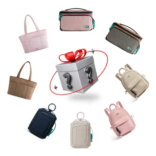 BAGSMART  Gift Mystery Box: 20+ Piece Tote Bag & Backpack. Combines Style and Function Traveling Bag Working Bag