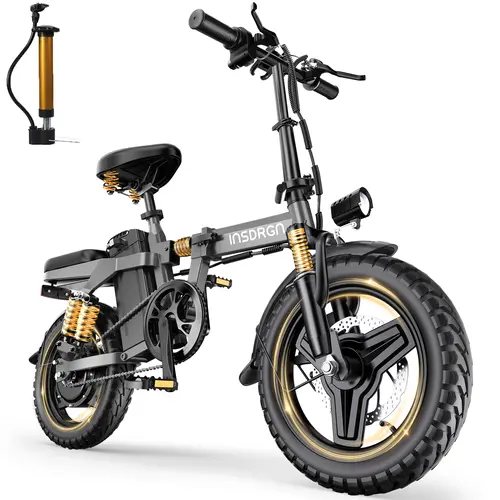 14-Inch Foldable Ebike for Adults - 1500W Peak Motor, 20 MPH Max Speed, 48V 16Ah Removable Lithium Battery, 35-62 Mi Range, 80 Nm Torque, Front & Rear Dual Disc Brakes, UL2849 Safety Certified, Adjustable Seat, Ideal for City Commute, Suitable for Teens