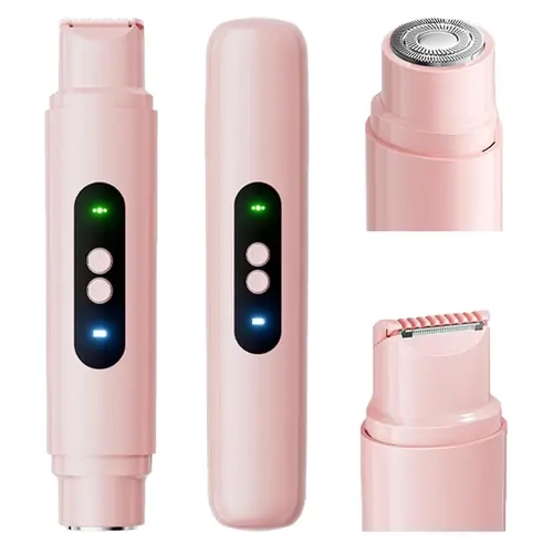 2 in 1 Electric Hair Removal Instrument, 1 Box Rechargeable Waterproof Hair Removal Machine & Accessories, Personal Care Appliances for Women
