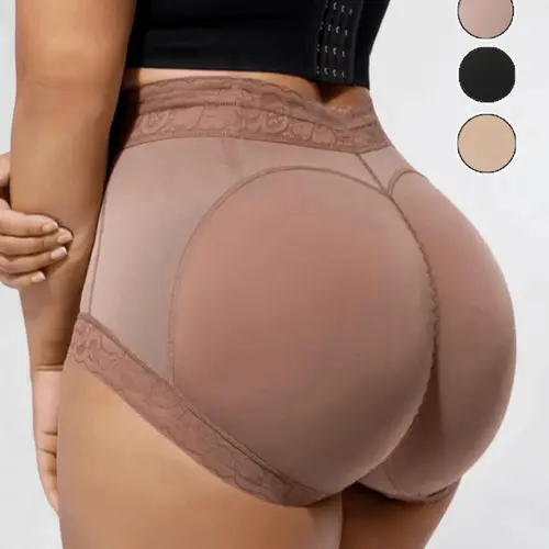 Women's Seamless Smooth Shaping Briefs, Waist Cinching Underwear, Casual Plain Design, Basic, All-Season Wear