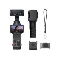 Insta360 Luna Ultra 8K Vlogging Digital Camera - Dual Leica Lenses, 12× Zoom, 1 inch Sensor, 1.8f/, 2" Detachable Touchscreen, Triple AI Chip, Pocket Gimbal for Vlog Photography, Micro SD Compatible, MP4 Support
