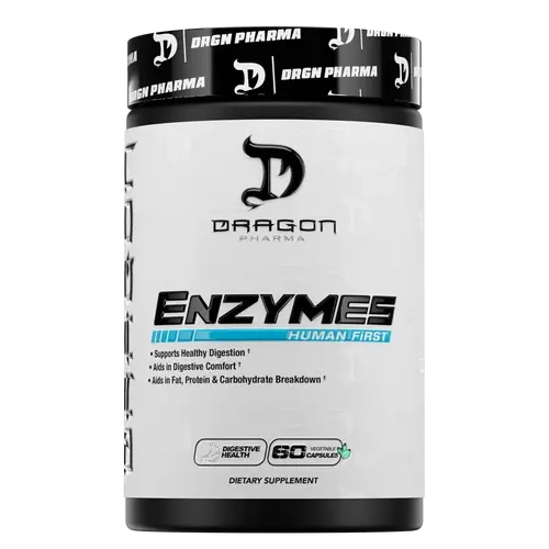 Dragon Pharma Healthcare Enzymes Dietary Supplement - 60 Capsules