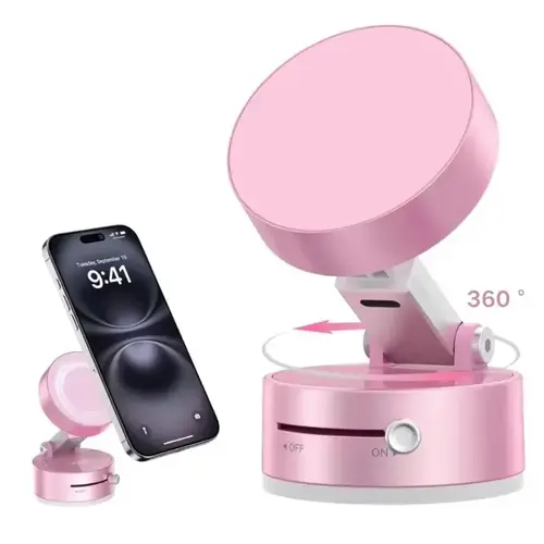 Joytutus 360° Rotatable Phone Holder - Powerful Vacuum Suction Vehicle Mount, Phone Holder for Car Dashboard, Universal for Smartphones GPS, Hands-Free Calls, Multifunctional Car Interior Accessories, Father's Day Gift