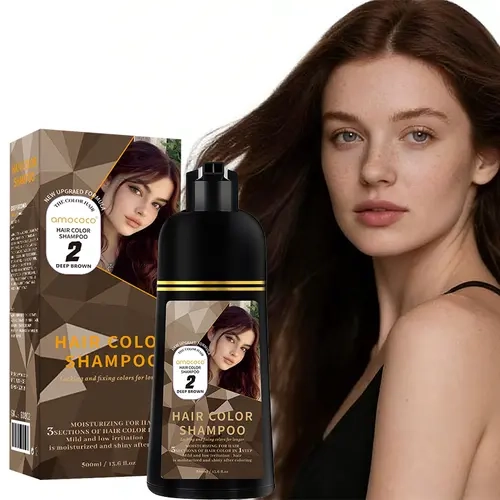 Hair Dye Shampoo - Plant Extract-Enriched Scented Haircare Product, Gentle Non-Irritating Quick Color Deposit, Fruity & Hair Care Oil Fragrance Fresh Scent Shampoo