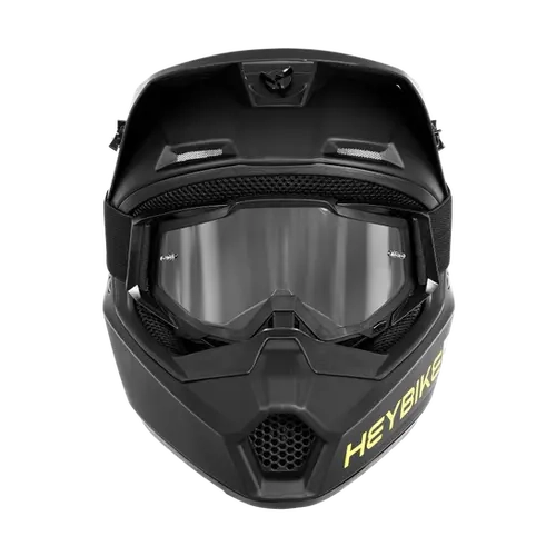 Heybike Adjustable Lightweight Off-Road Half Helmet with Sun Visor - Dirt Bike, Motocross Biker Protective Gear for Off-Road Activities, Dirt Bike Helmet