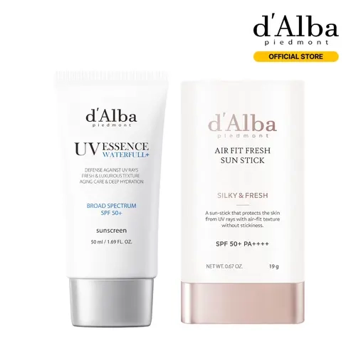 [OFFICIAL d'Alba] Sun Care Duo - OTC Vegan Fresh Sun Stick + OTC Vegan Waterfull Sunscreen