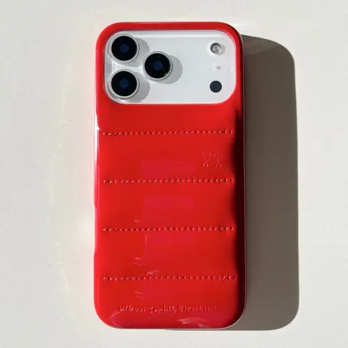 Trendy Solid Color Down Jacket TPU Phone Case - Shockproof, Anti-Drop Smartphone Accessory for iPhone 18 Pro Max, 15, 16, 17 Pro Max Cellphones