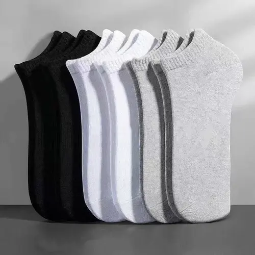 Yodutry Men's No Show Ankle Sports Socks - Stretch, Plain, Soft Menswear Socks for Sneakers, Breathable Lightweight Casual Everyday Comfort
