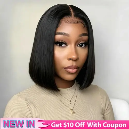 【New In】 Lemoda Bob Wig Human Hair 2x6 Lace Front Wigs Human Hair Pre Plucked 200% Density Short Bob Wig For Black Women
