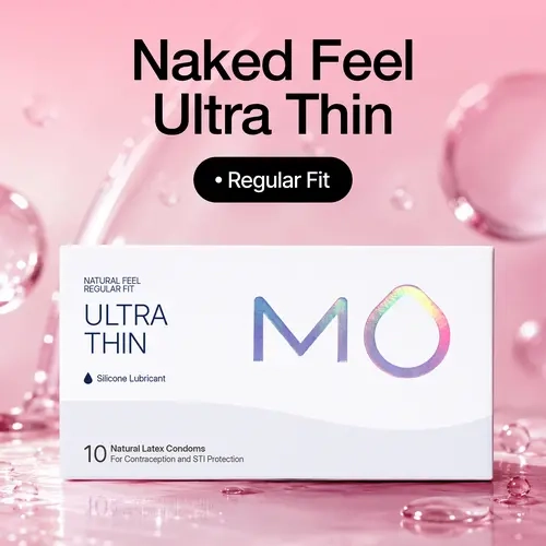 MO Ultra-Thin Latex Women Condoms (0.04mm), Rich Lube, pH-Balanced for Sensitive Skin, Soft,Minimal Barrier, Natural Skin Feel, Pleasant Scent, Regular Universal Size,  Everyday Confidence, Discreet Shipping, Silicone, Free 3 Day Shipping, ,SohoChic