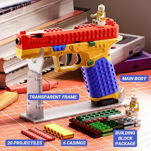 BPA-Free Tactical Building Block Handle Set, DIY Build-Your-Own Multiplayer Strategy Toy for Children 6+ Years Old/6-8 Years, Outdoor Team Activity Creative Festival Gift