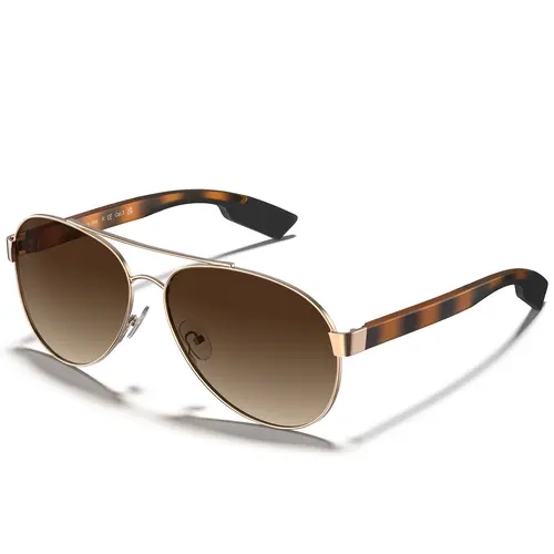 CARFIA Teardrop Pilot Round Sunglasses - Unisex Acetate-Monel Metal Full Rim, Polarised Lens UV Protection, Glare Cut, Impact Resistance, CE Marking, 300-Step Craft Driving Eyewear, Black, Comfortable to Wear for Female