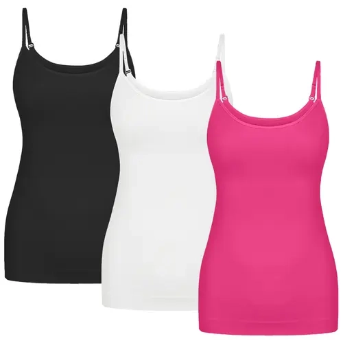 Women's High Tummy Control Scoop Neck Cami Shapewear - Adjustable Compression Tank Top with Perfect Fit for Body Sculpting, Dancing, Small to Plus Sizes