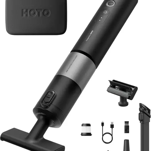 HOTO All-in-1 Cordless Handheld Vacuum Cleaner - Wireless Interior Car Cleaner, 20000Pa Suction, Electric Compressed Air Duster, Cleaning Brush, Attachment Vacuums for Home, Office (Car Detailing Products)