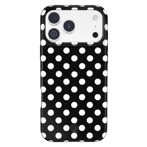 Velvet Caviar Princess Polka Dot iPhone Cellphone Case - Cute Shockproof Drop Protection Cover Casing, Protector for iPhone 18 Pro Max, 18 Pro, 17, 16, 15 & More