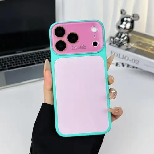 Summer Vibe Luxury Crystal Texture Case for iPhone 17 16 15 14 13 Pro Max, Aesthetic Solid Color Skin-Feeling Protective Phone Cover, Cute Solid-Color Everyday Protective Case 985