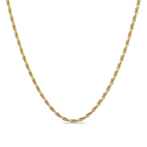 PASCAL Rope Chain Necklace 2mm for Women & Men Vintage Minimalist Jewelry