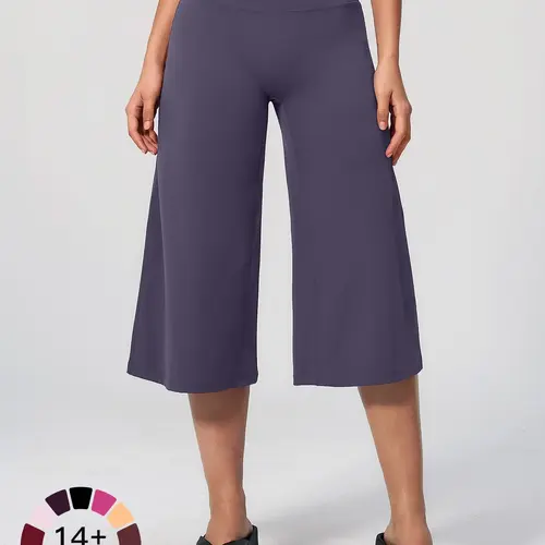 【Black Friday】Women's High-Waisted Quick-Dry Loose-Fit Yoga Pants, Activewear, Breathable Comfortable Athletic Bottoms, Ideal for Gym & Home Summer Workout