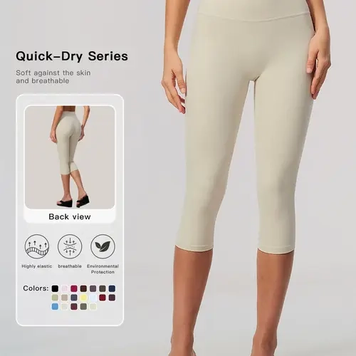 New Cross-Border Fleece Yoga Pants, High-Waisted Tight Fit Slimming Gym Shorts, Running Outdoor Fitness Wear for Women Workout Clothes Women
