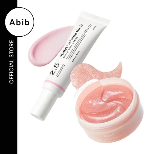 [Abib Official] Ultimate PDRN Volume Duo Eye Mask Set - Fill-It Cream & Retinal Eye Patches (60 Patches) for Intensive Moisture Care, Dark Circle Brightening, Eye Patches For Dark Circles, Peptides