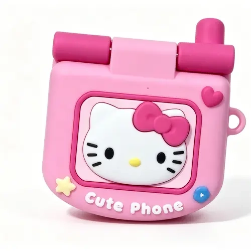 Official Sanrio Hello Kitty Protective Earphone Case Compatible with iPhone Earbuds