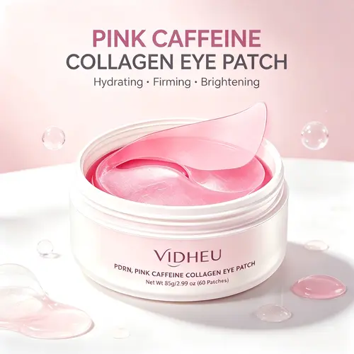 [NEW] Taren Cosmetics PDRN Pink Caffeine Collagen HA Silky Gel Under Eye Patches - Fragrant Intensive Night Routine Eye Care, Moisturizing Mask for Hydration, Fading Circles, Reducing Puffiness, Smoothing Radiant Skin