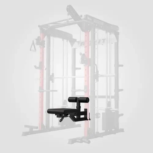 RITFIT M2 Leg Hold-Down Attachment - For Nordic Curls, Heavy-Duty Q235 Steel Frame, Adjustable Angle Lychee Leather Seat, Quick-Release Fit, 350 lbs Load Capacity, Effortless Installation