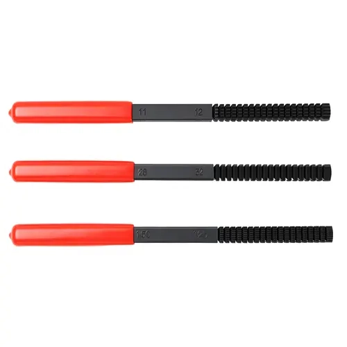 GJANSH 3PCS Thread File Set, SAE & Metric Thread Restorer Files, Thread Chaser Repair Tool for Damaged External Threads