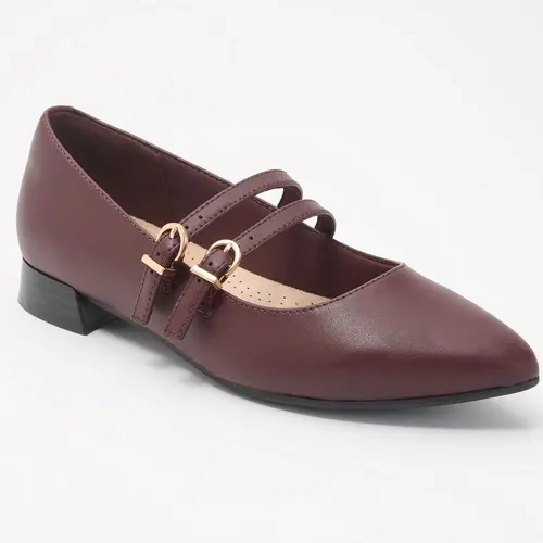Clarks Collection Leather Mary-Janes -Natalyn Jane