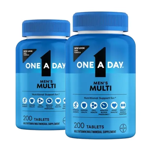One A Day Men's Multivitamin Daily Health Support 200ct - 2 Pack