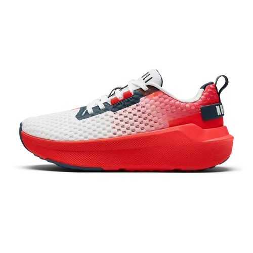 NOBULL Women's Journey 2 Shoe in Classic White Cayenne - Breathable Running Shoe, Comfortable Walking Sneaker, Cushioned Runner