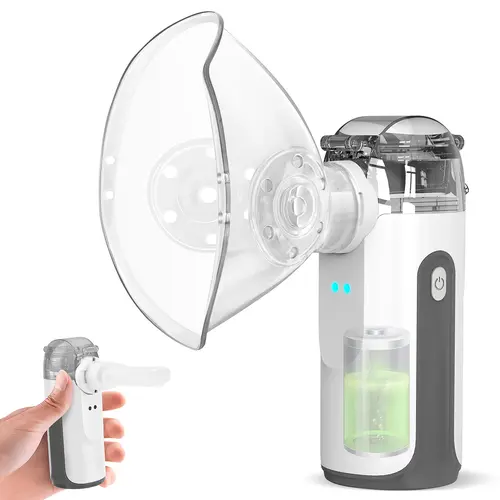 Mesh Nebulizer, Portable Nebulizer Machine for Adults and Kids with Intuitive LED Interface, for Home Use and Fall & Winter Travel