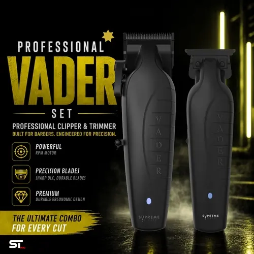 Supreme Trimmer VADER Clipper & Trimmer Bundle – Haircutting & Detailing