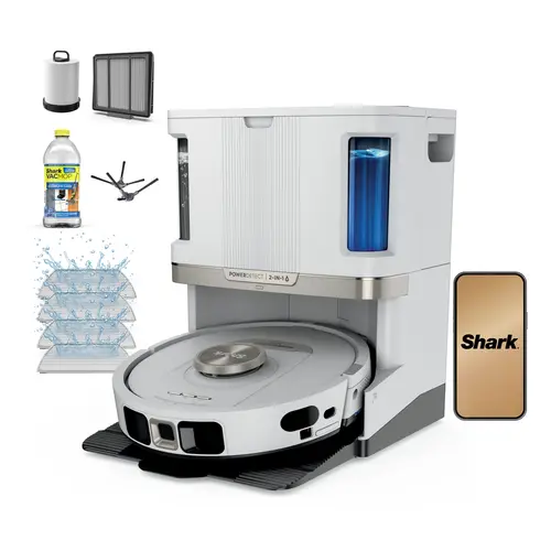 Shark PowerDetect Robot Vacuum and Mop with NeverTouch Base - UR2850ZECA